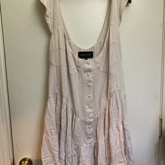 Vanessa Mooney Elizabeth Romper Ivory Rayon 1X XXL 2X 18 - Picture 2 of 4